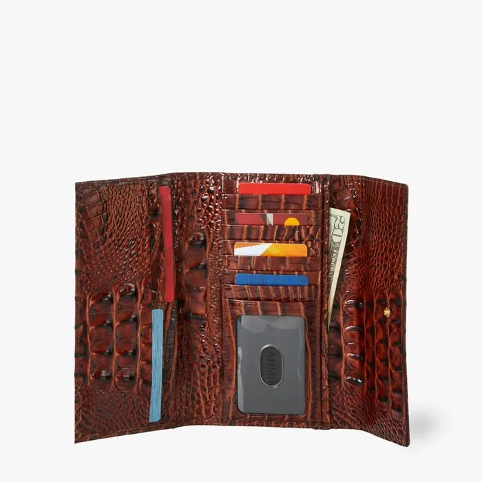 Women Brahmin Wallets and Wristlets Cordelia Wallet Black Melbourne