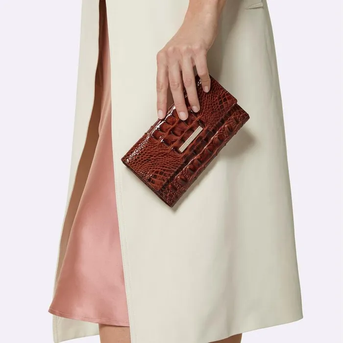 Women Brahmin Wallets and Wristlets Cordelia Wallet Black Melbourne