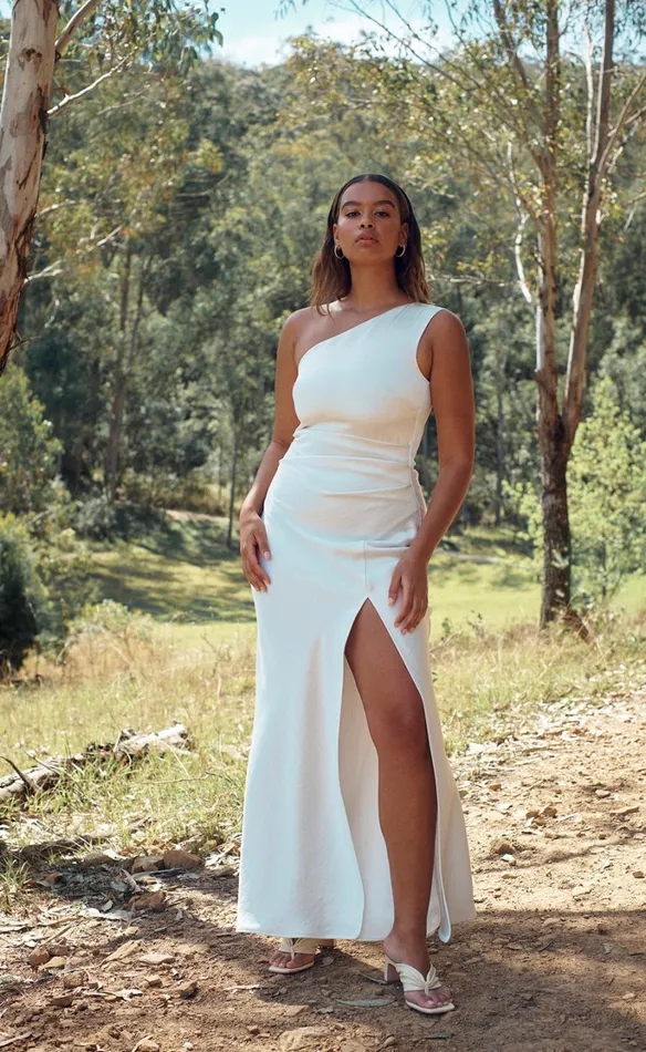 Women Brides Bec Bridge THE DREAMER ASYM DRESS Ivory