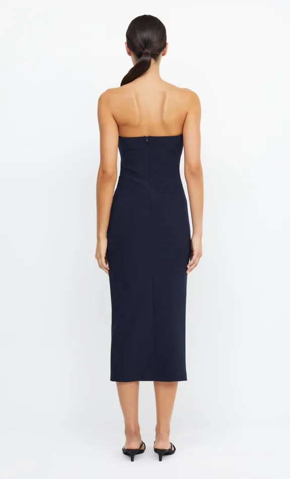 Women Bridesmaids Bec Bridge BE MINE STRAPLESS MIDI DRESS Ink