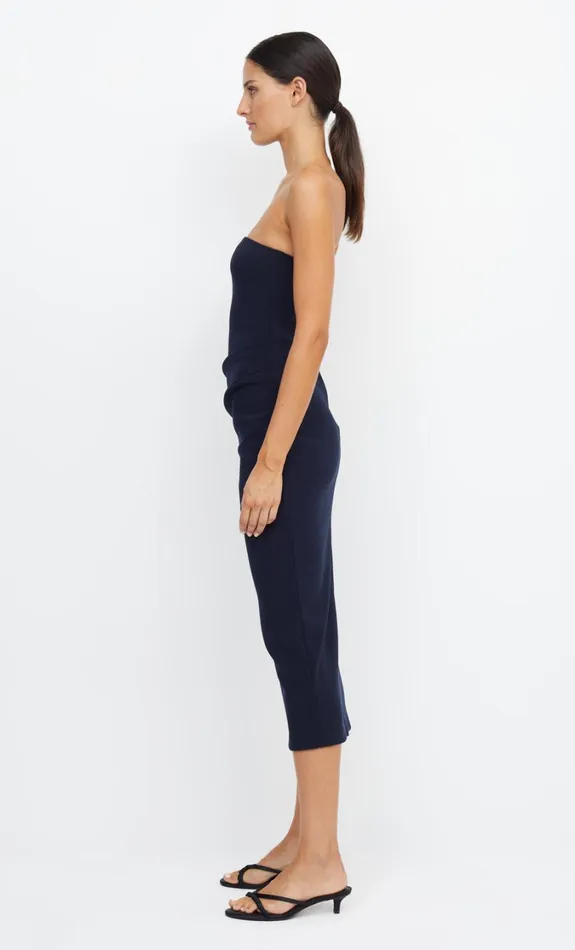 Women Bridesmaids Bec Bridge BE MINE STRAPLESS MIDI DRESS Ink