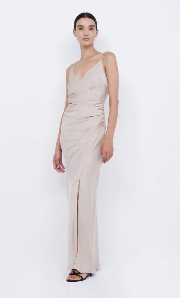 Women Bridesmaids Bec Bridge ETERNITY V MAXI DRESS Sand
