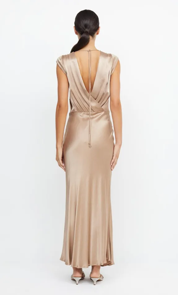 Women Bridesmaids Bec Bridge MOON DANCE MAXI DRESS Golden