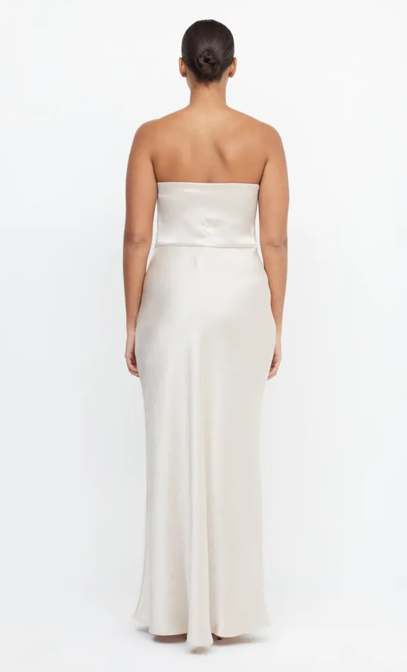 Women Bridesmaids Bec Bridge THE DREAMER STRAPLESS DRESS Sand