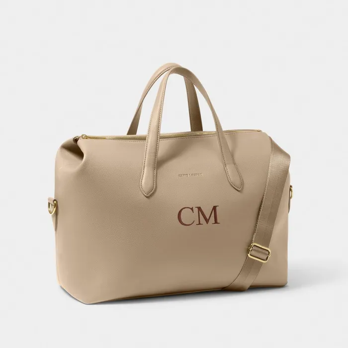 Women Cabin Bags and Suitcases Katie Loxton Milan Light Taupe Cabin Bag 8211 Vegan Leather