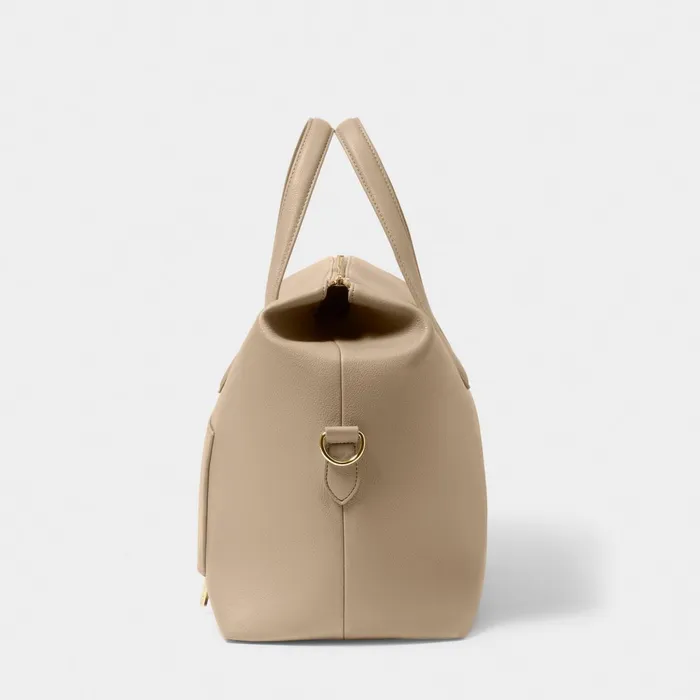 Women Cabin Bags and Suitcases Katie Loxton Milan Light Taupe Cabin Bag 8211 Vegan Leather