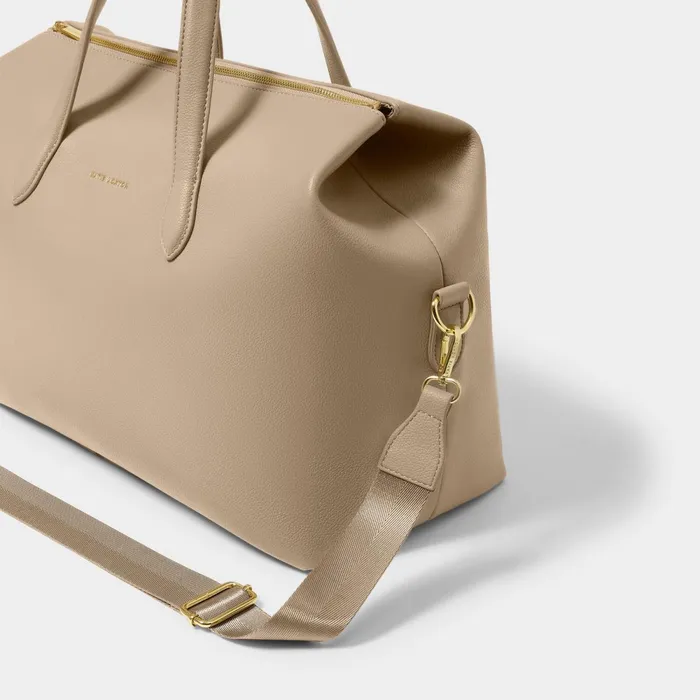 Women Cabin Bags and Suitcases Katie Loxton Milan Light Taupe Cabin Bag 8211 Vegan Leather
