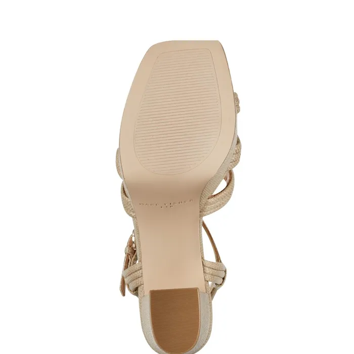 Women Cairo Platform Sandal Medium Natural Marc Fisher Sandals