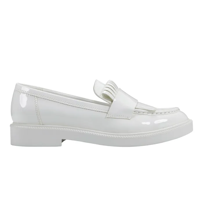 Women Calixy Loafer White Marc Fisher Loafers and Flats