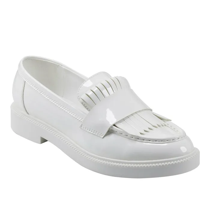 Women Calixy Loafer White Marc Fisher Loafers and Flats
