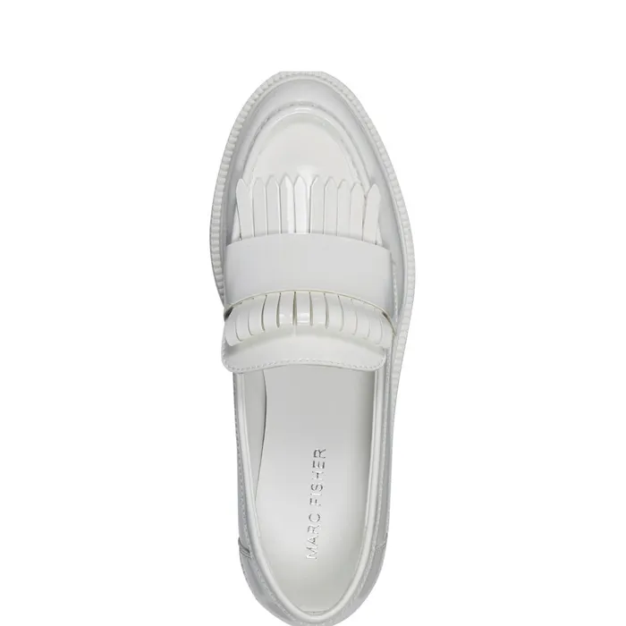 Women Calixy Loafer White Marc Fisher Loafers and Flats