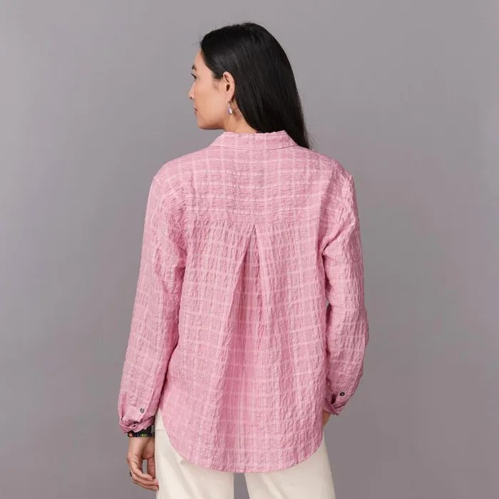 Women Callie Boyfriend Shirt Blush Sundance Catalog Tops Women Callie Boyfriend Shirt Blush Sundance Catalog Tops