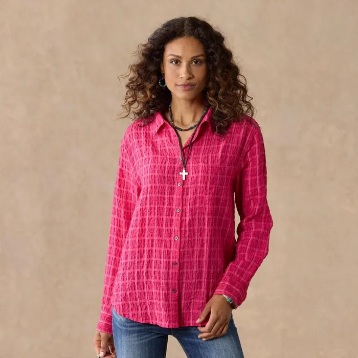 Women Callie Boyfriend Shirt Blush Sundance Catalog Tops Women Callie Boyfriend Shirt Blush Sundance Catalog Tops