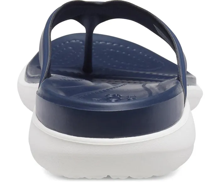 Women Capri V Sporty Flip Navy Crocs Sandals