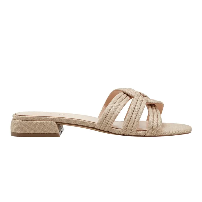Women Casara Slide Sandal Natural Marc Fisher Mules and Slides