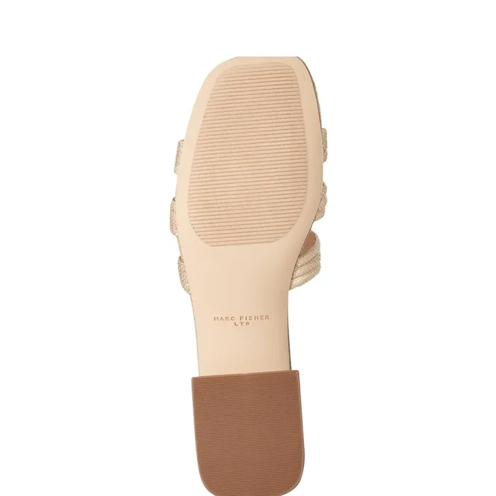 Women Casara Slide Sandal Natural Marc Fisher Mules and Slides