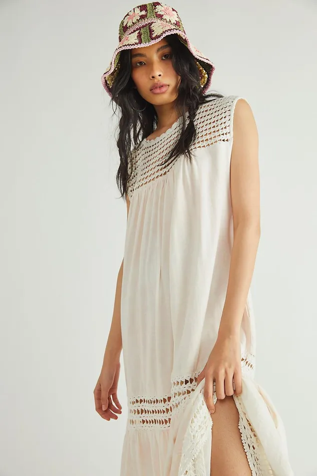 Women Casual Dresses Free People Washed Day Dreaming Dress Primrose Combo