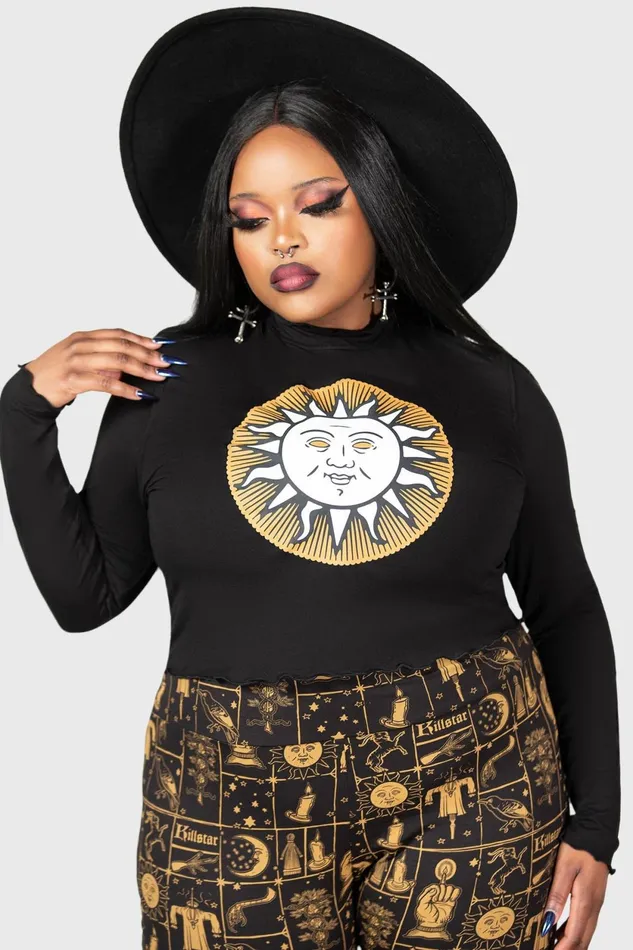 Women Chill Out Killstar Fading Light Long Sleeve Top