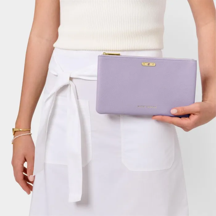 Women Clutch Bags and Pouches Katie Loxton February Birthstone Pouch In Lilac