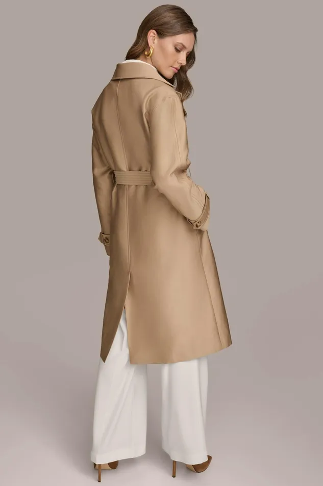 Women Coats And Jackets Donna Karan RAIN JACKET Khaki