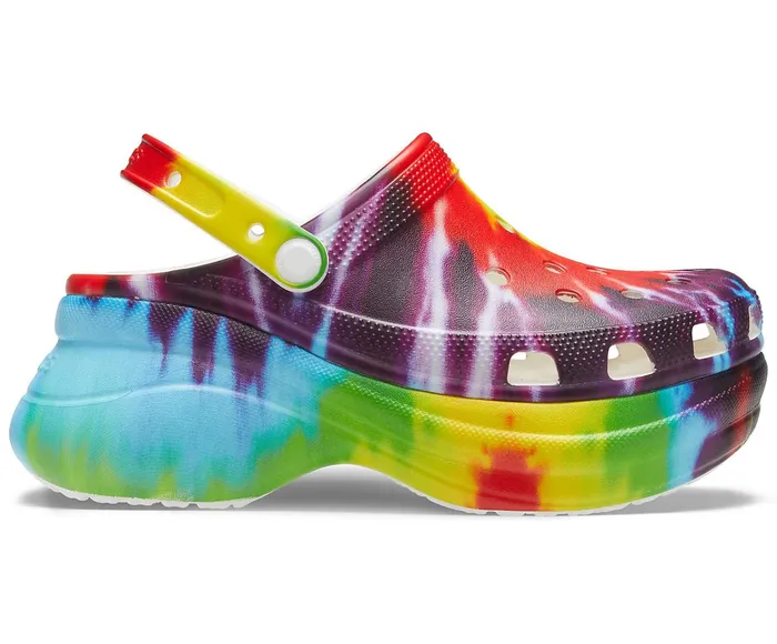 Women Crocs Classic Bae TieDye Graphic Clog Multi Crocs Clogs