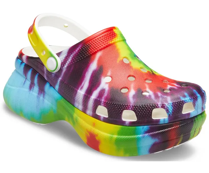 Women Crocs Classic Bae TieDye Graphic Clog Multi Crocs Clogs