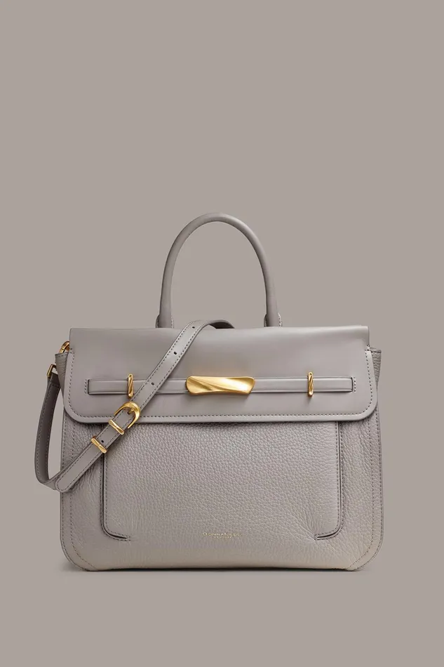Women Crossbody Bags And Satchels Donna Karan OCEANSIDE SATCHEL Cloud