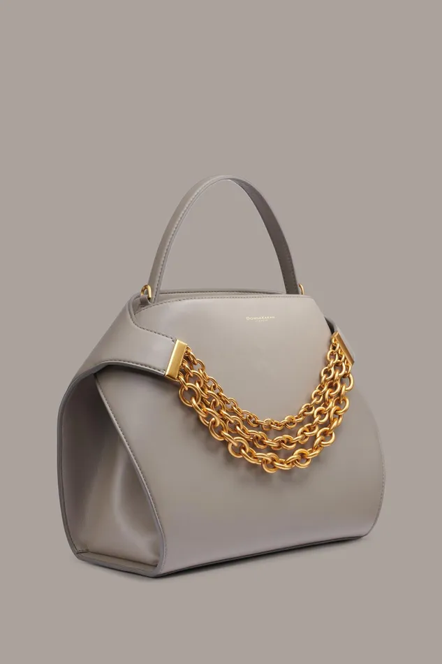 Women Crossbody Bags And Satchels Donna Karan PLANDOME SATCHEL BAG Cloud