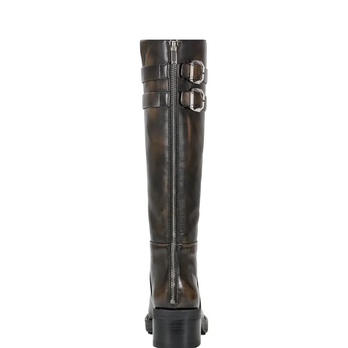 Women Dariya Casual Boot Dark Brown Leather Marc Fisher Casual Boots