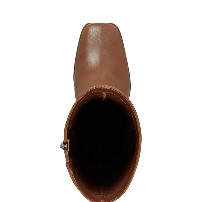 Women Dreeam Block Heeled Boot Tan Leather Marc Fisher Boots