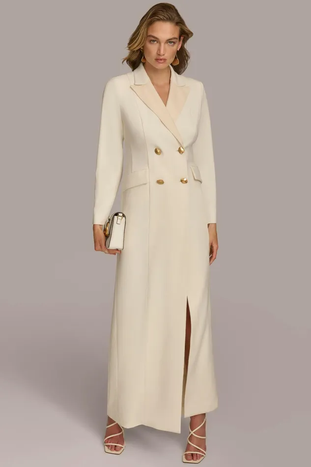 Women Dresses And Jumpsuits Donna Karan MAXI COAT DRESS Pristine