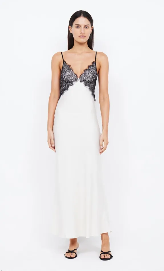Women Dresses Bec Bridge EMERY LACE MAXI DRESS Ivoryblack