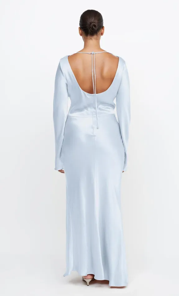 Women Dresses Bec Bridge MOON DANCE LONG SLEEVE MAXI DRESS Dusty Blue