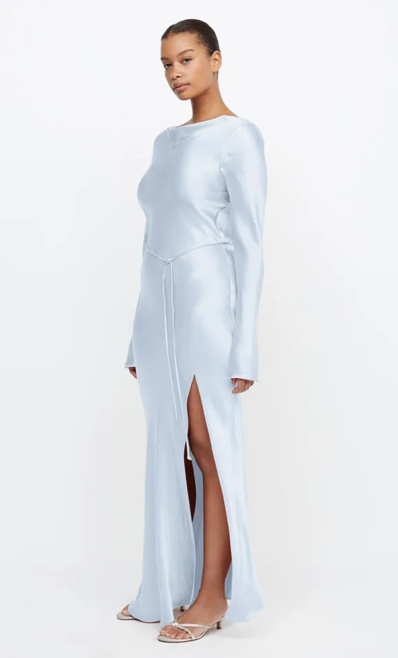 Women Dresses Bec Bridge MOON DANCE LONG SLEEVE MAXI DRESS Dusty Blue