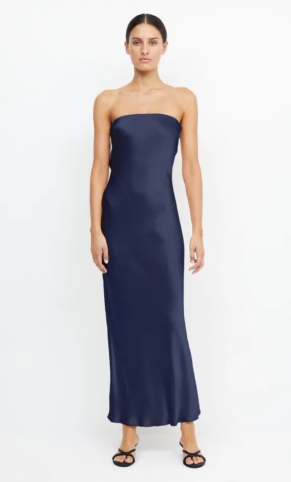 Women Dresses Bec Bridge MOON DANCE STRAPLESS DRESS Ink