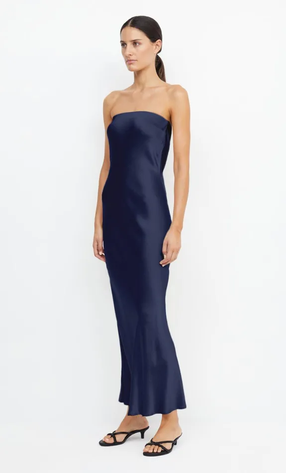 Women Dresses Bec Bridge MOON DANCE STRAPLESS DRESS Ink