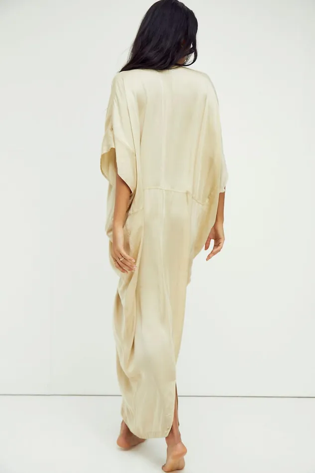 Women Dresses Free People Drifter Dress Stone