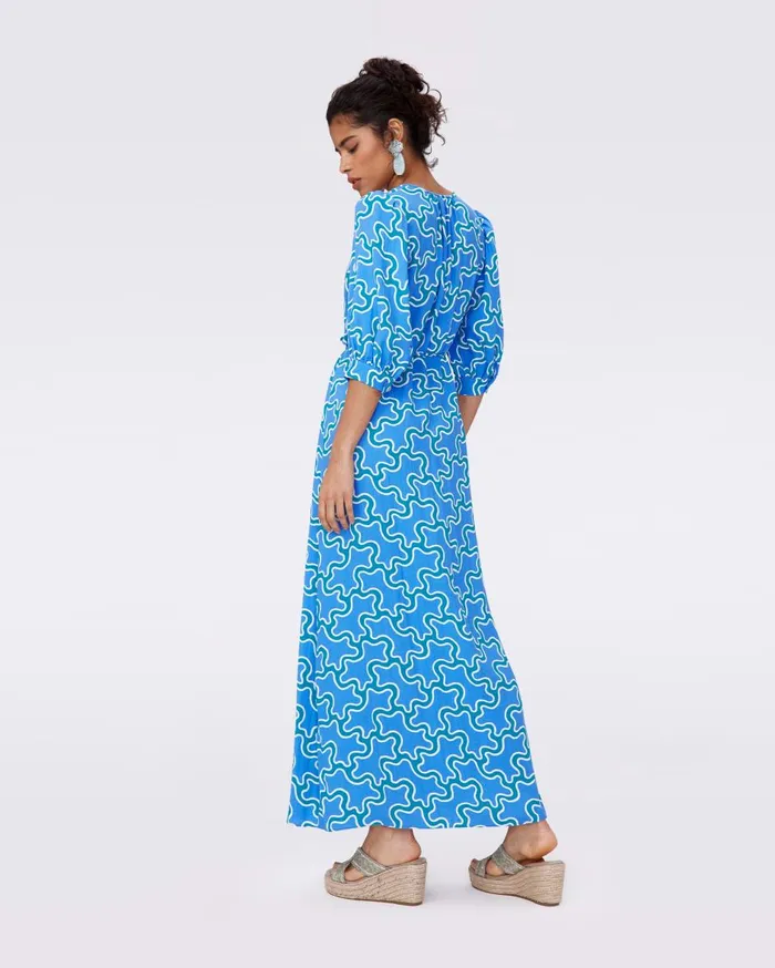 Women Drogo Dress Cloud Patch Blue DVF Dresses