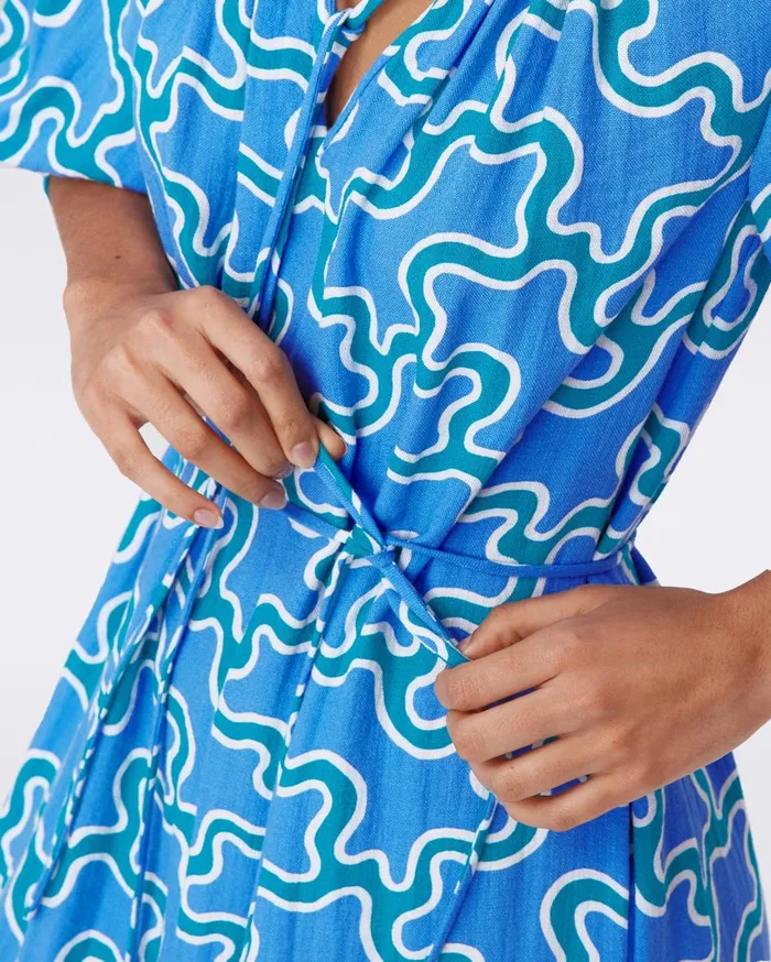 Women Drogo Dress Cloud Patch Blue DVF Dresses