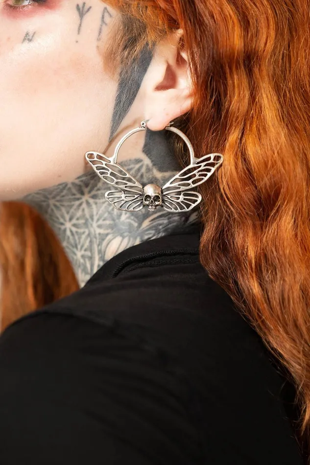 Women Earrings Killstar Cicada Curse Earrings