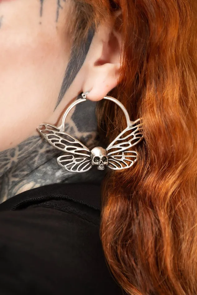 Women Earrings Killstar Cicada Curse Earrings