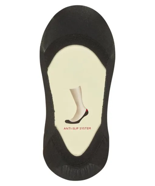Women Elegant Step Women No Show Socks Black FALKE Fullyfashioned Stockings