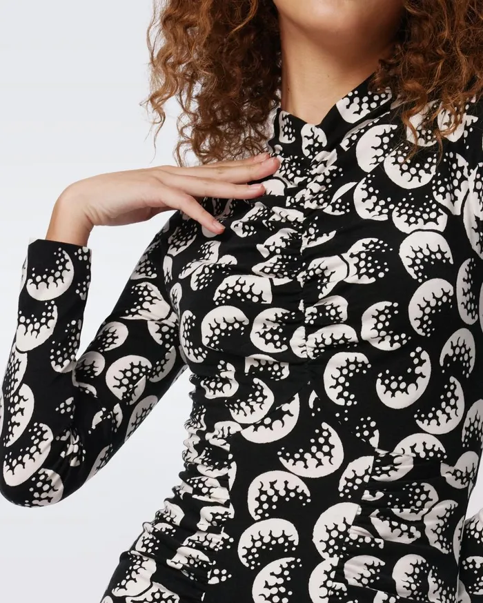 Women Emanuelle Dress Huge Moon Landing DVF Dresses