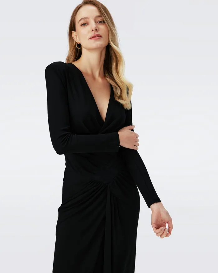 Women Esselyn Dress Black DVF Dresses