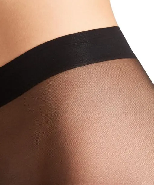 Women Feather Herb 15 DEN Women Tights Black FALKE Tights and Leggings