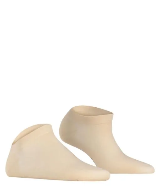 Women Fine Softness 50 DEN Women Sneaker Socks Cream FALKE Ankle Socks