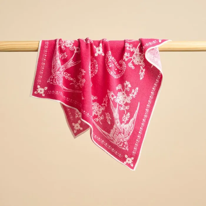Women Flutter Cashmere Bandana Haute Red Sundance Catalog Scarves and Gloves Women Flutter Cashmere Bandana Haute Red Sundance Catalog Scarves and Gloves