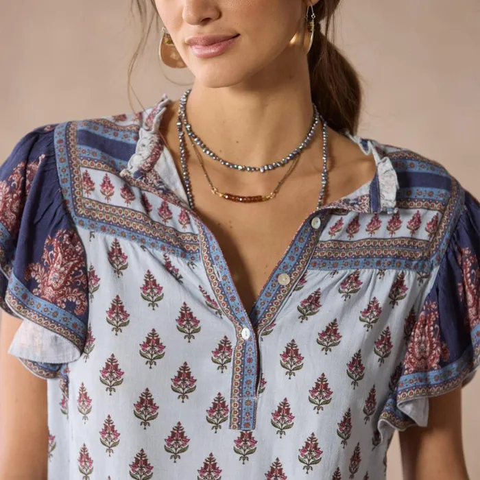 Women Folklore Ruffle Shirt Petite Navy Sundance Catalog Petite Styles Women Folklore Ruffle Shirt Petite Navy Sundance Catalog Petite Styles