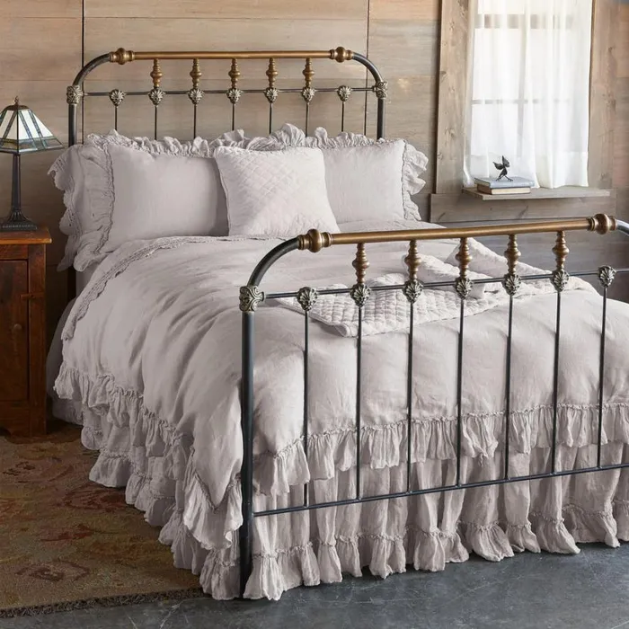 Women Gossamer Linen Ruffle Duvet Cover Cloud Sundance Catalog Bedding and Bath Women Gossamer Linen Ruffle Duvet Cover Cloud Sundance Catalog Bedding and Bath