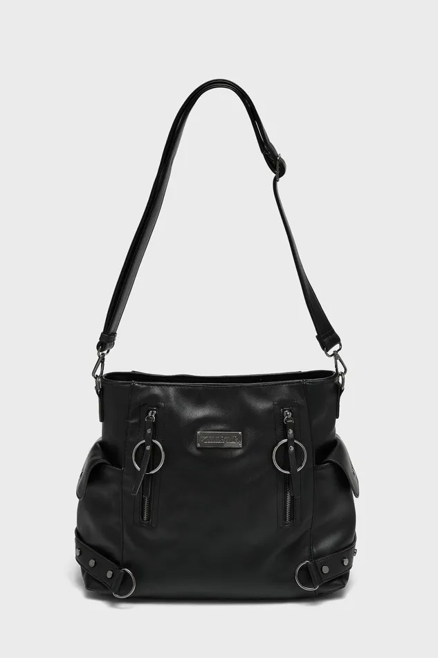Women Handbags Killstar Noctis Winged Bucket Bag